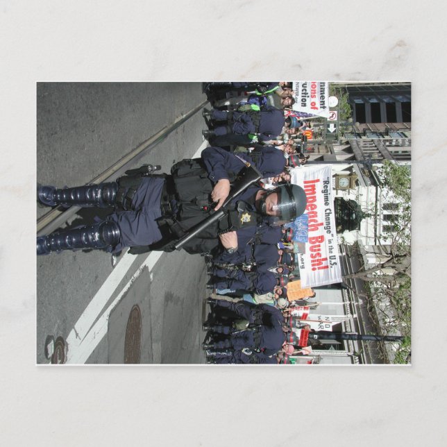 Carte Postale Manifestation contre la guerre du Golfe de San Fra (Devant)