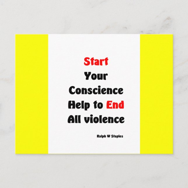 Carte Postale Manifestation contre les armes (Devant)