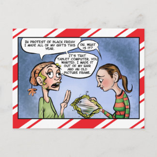 Carte Postale Manifestation du Vendredi Noir Accueil Cadeau