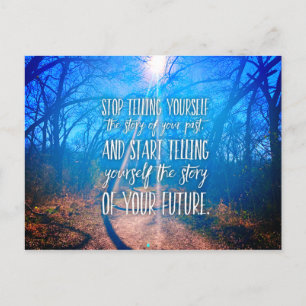 Carte Postale Manifeste ta destinée Citation inspirante