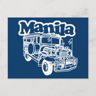 Carte Postale Manille Jeepney