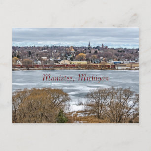 Carte Postale Manistee - Une petite ville sur le lac Michigan