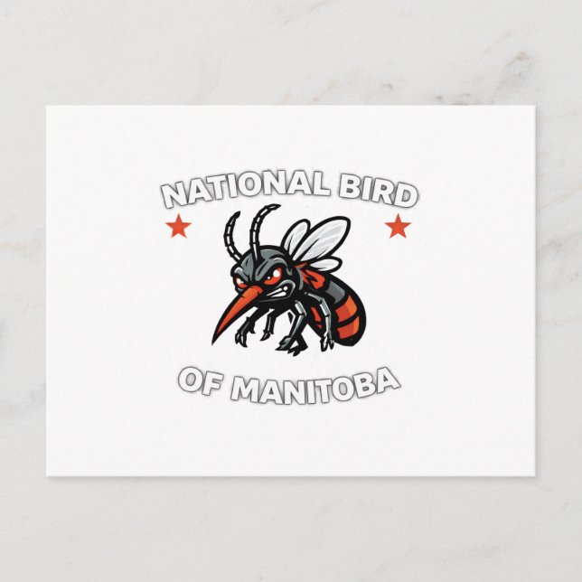 Carte Postale Manitoba National Bird Postcard (Devant)
