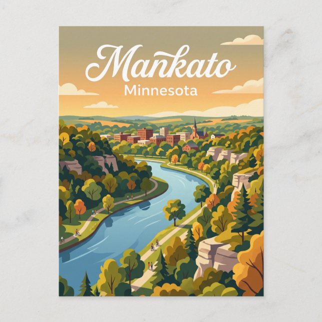 Carte Postale Mankato, Minnesota (Devant)