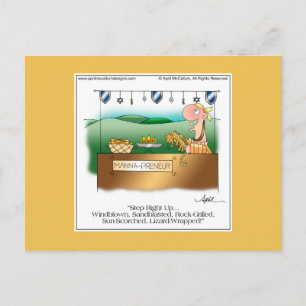 Carte postale MANNA-PRENEUR pour dessin animé par 