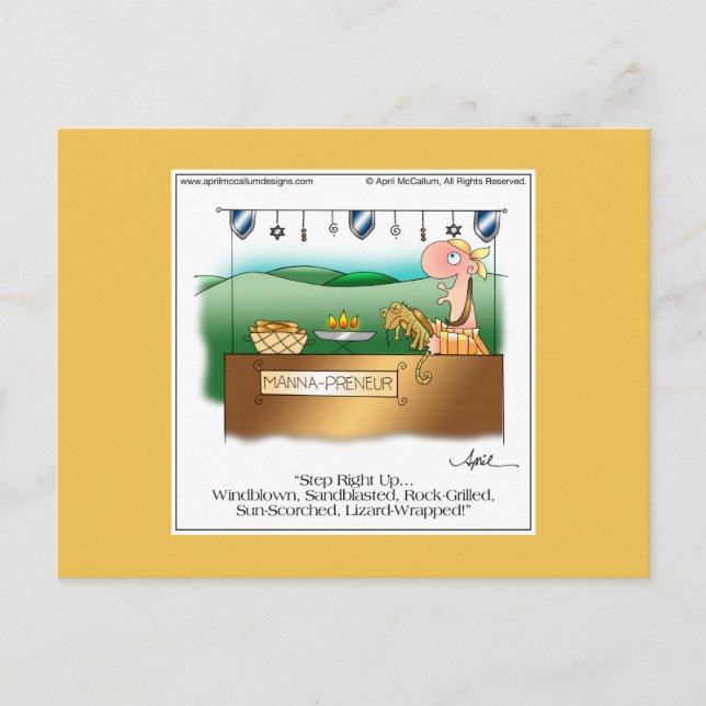 Carte postale MANNA-PRENEUR pour dessin animé par  (Devant)