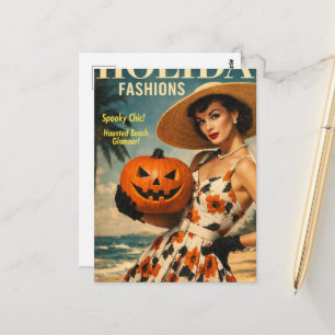 Carte Postale Mannequin de mode Belle Summerween