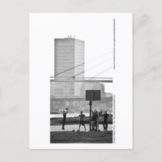 Carte Postale Mannheim - Basketballer am Neckar