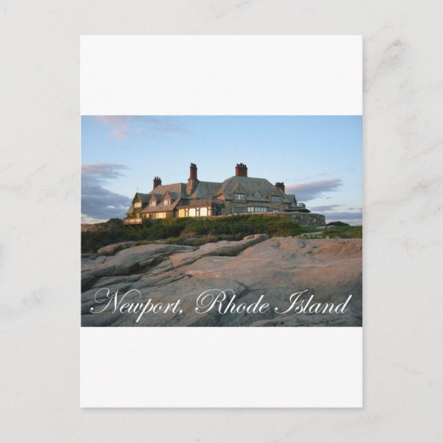 Carte Postale Manoir à Newport (Devant)