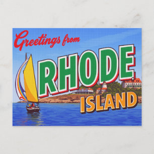 Carte Postale Manoir de voilier de Rhode Island