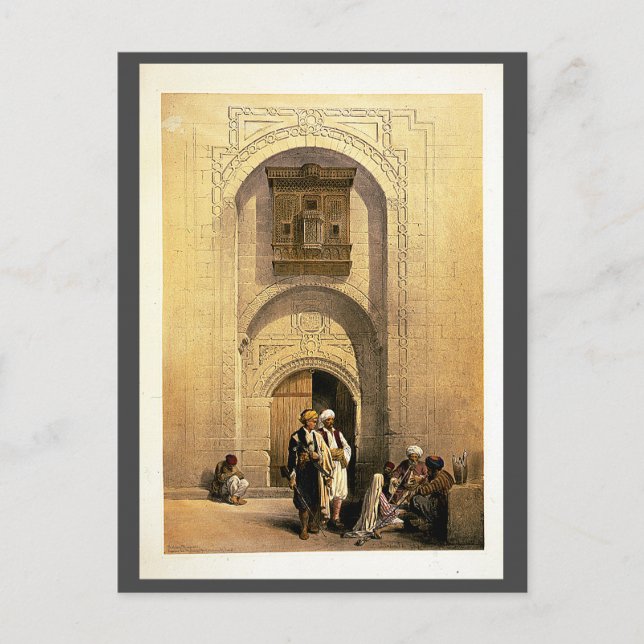 Carte Postale Mansion du Caire moderne, Art Arabesque, Roberts/H (Devant)