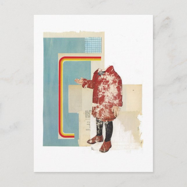 Carte Postale Manteau rouge (Devant)