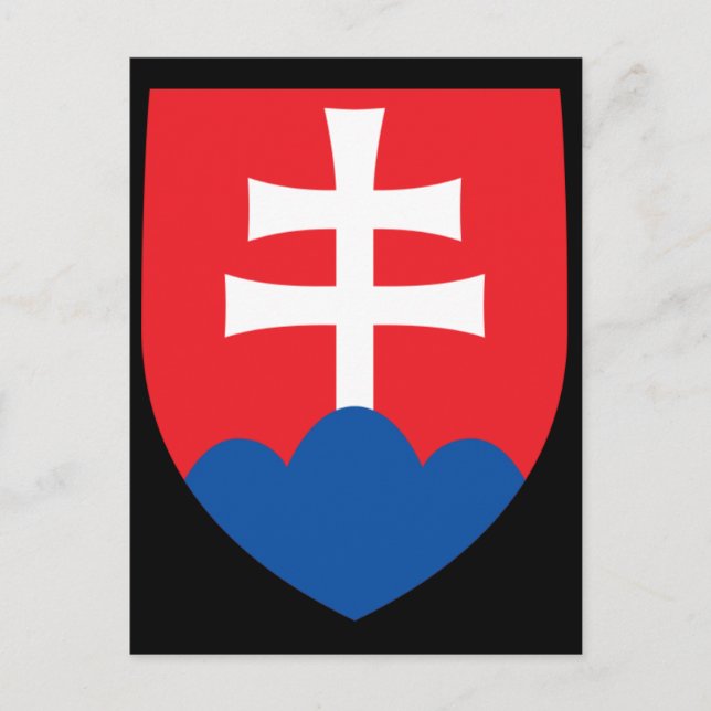 Carte Postale manteau slovaquie (Devant)