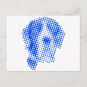Carte Postale Manteldogge abstrait