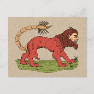 Carte Postale Manticore