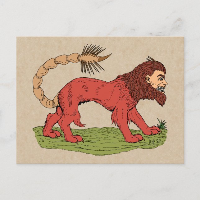 Carte Postale Manticore (Devant)
