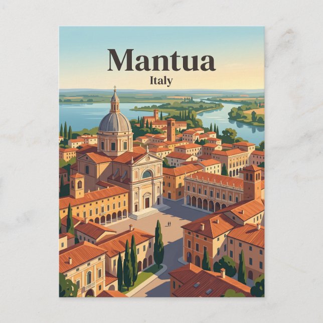 Carte Postale Mantoue, Italie (Devant)