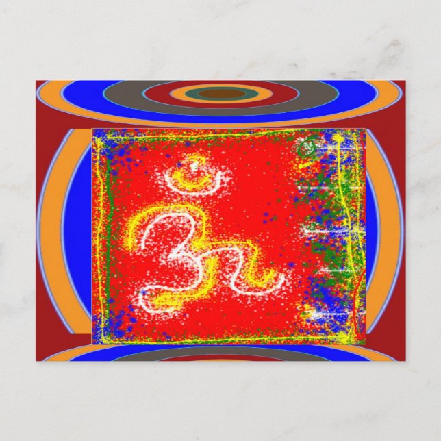 Carte Postale MANTRA Shakti : Passion Dévication Pouvoir Paix (Devant)