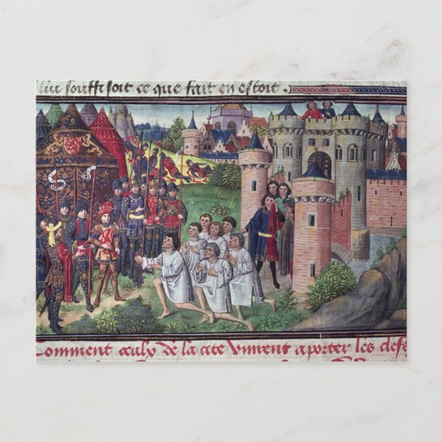 Carte Postale Manuscrit de Jean Vauquelin (Devant)