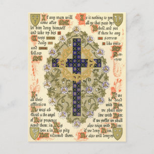 Carte Postale Manuscrit lumineux pour Septuagesima et Lent