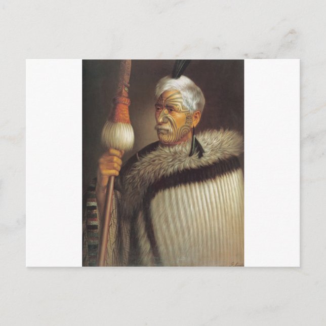 Carte Postale Maori Gentleman (Devant)