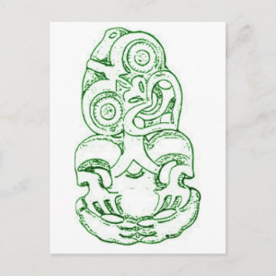 Carte postale Maori Hei-Tiki
