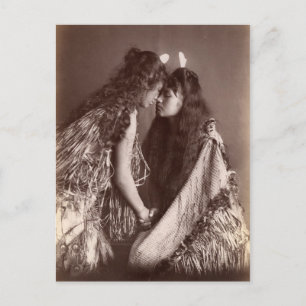 Carte Postale Maori Women, Nouvelle-Zélande