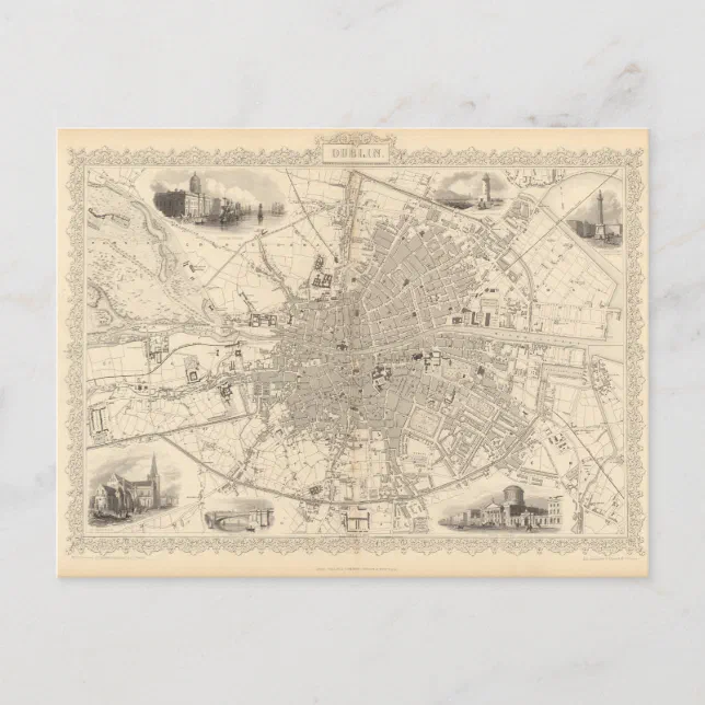 Carte Postale Ancienne - Dublin: Rivière Liffey Et Four Courts - Irlande