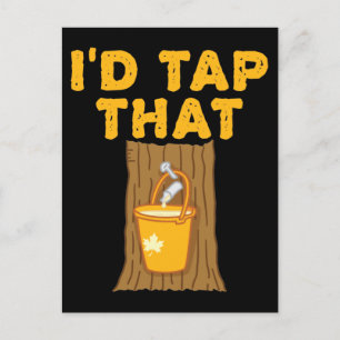 Carte Postale Maple Tree je tapais ce sucre