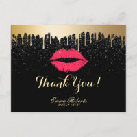 Maquillage Artiste Gold Drips Red Lips Salon Merci