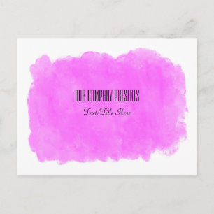 Carte Postale Maquillage rose beauté Atelier Glam tendance