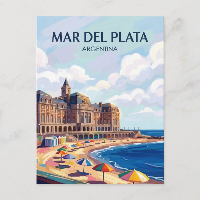 Carte Postale Mar del Plata Argentine (Devant)