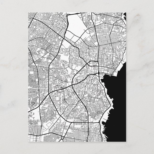 Carte Postale Maracaibo Venezuela Map (Devant)