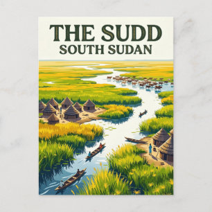Carte Postale Marais Sudd Soudan du Sud