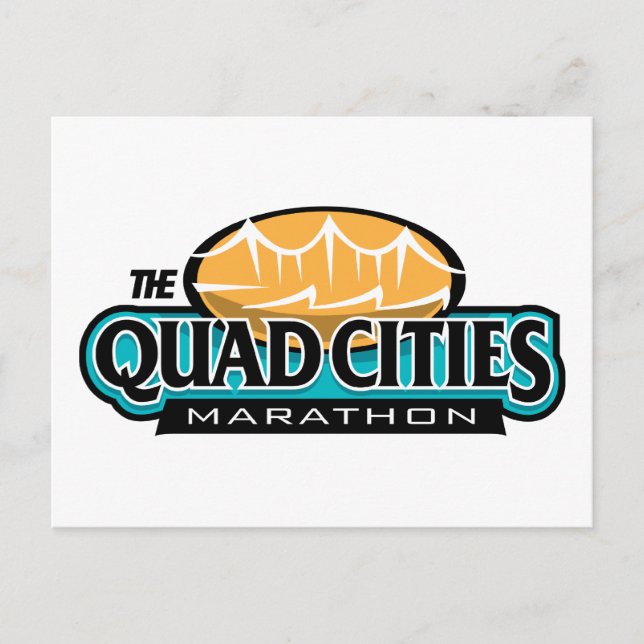 Carte Postale Marathon des quatre villes (Devant)