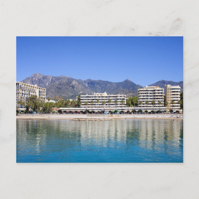 Carte Postale Marbella sur la Costa del Sol en Espagne (Devant)