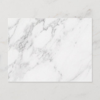 Carte Postale Marbre Blanc