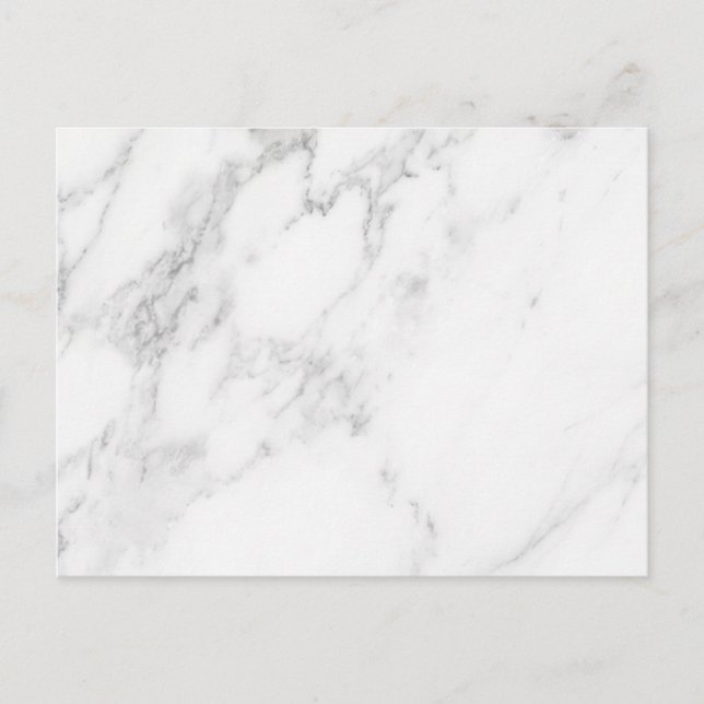 Carte Postale Marbre Blanc (Devant)