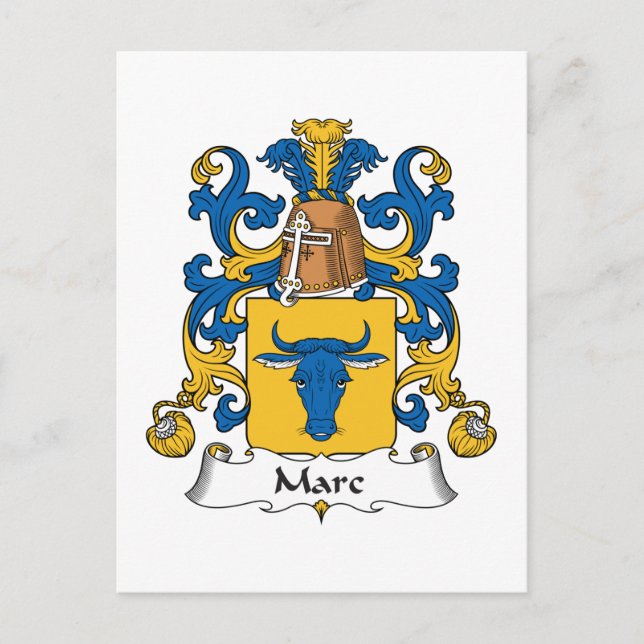 Carte Postale Marc Family Crest (Devant)