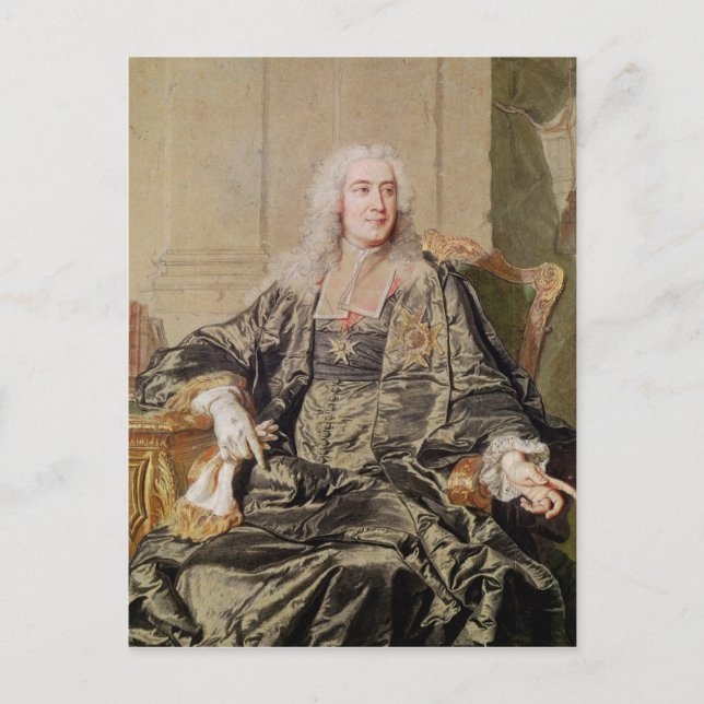 Carte Postale Marc Pierre de Voyer Comte d'Argenson (Devant)