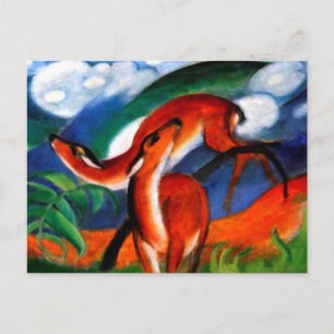 Carte Postale Marc - Red Deer II