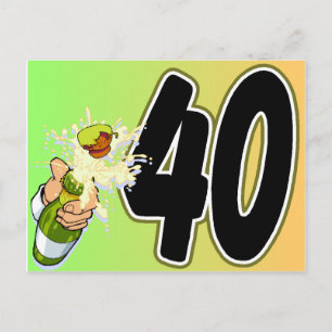 Carte Postale Marchandise à 40e anniversaire