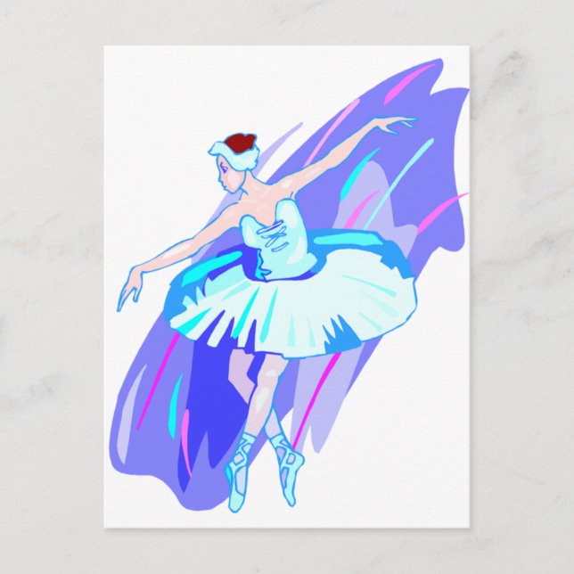Carte Postale Marchandises de ballet Dancer (Devant)