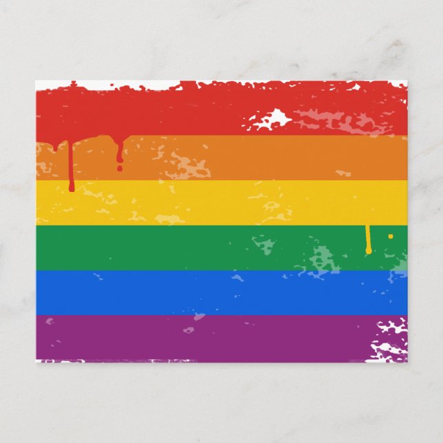 Carte Postale Marchandises gay pride (Devant)