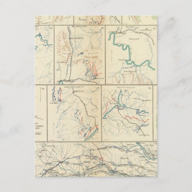 Carte Postale Marche Atlanta-Savannah (Devant)