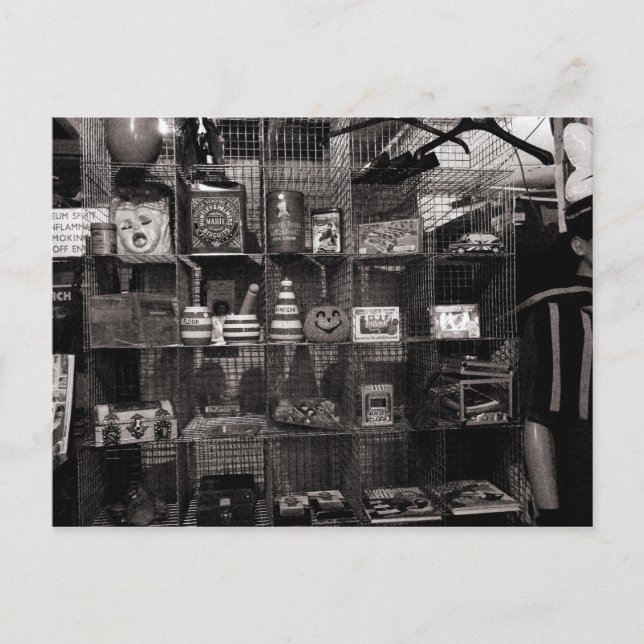 Carte Postale Marché aux puces (Devant)