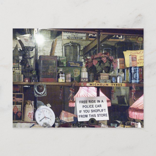 Carte Postale Marché aux puces (Devant)