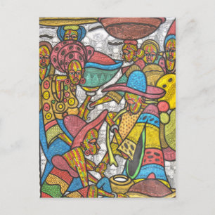 Carte Postale Marché de Calabash