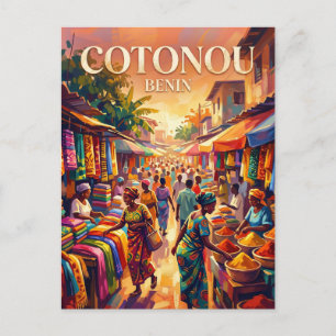 Carte Postale Marché de Cotonou Bénin