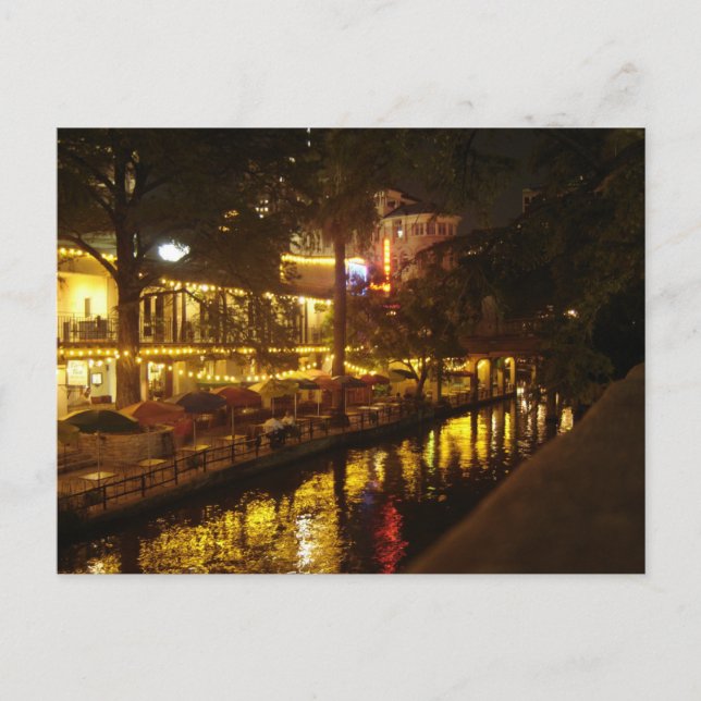 Carte Postale Marche de la rivière San Antonio (Devant)